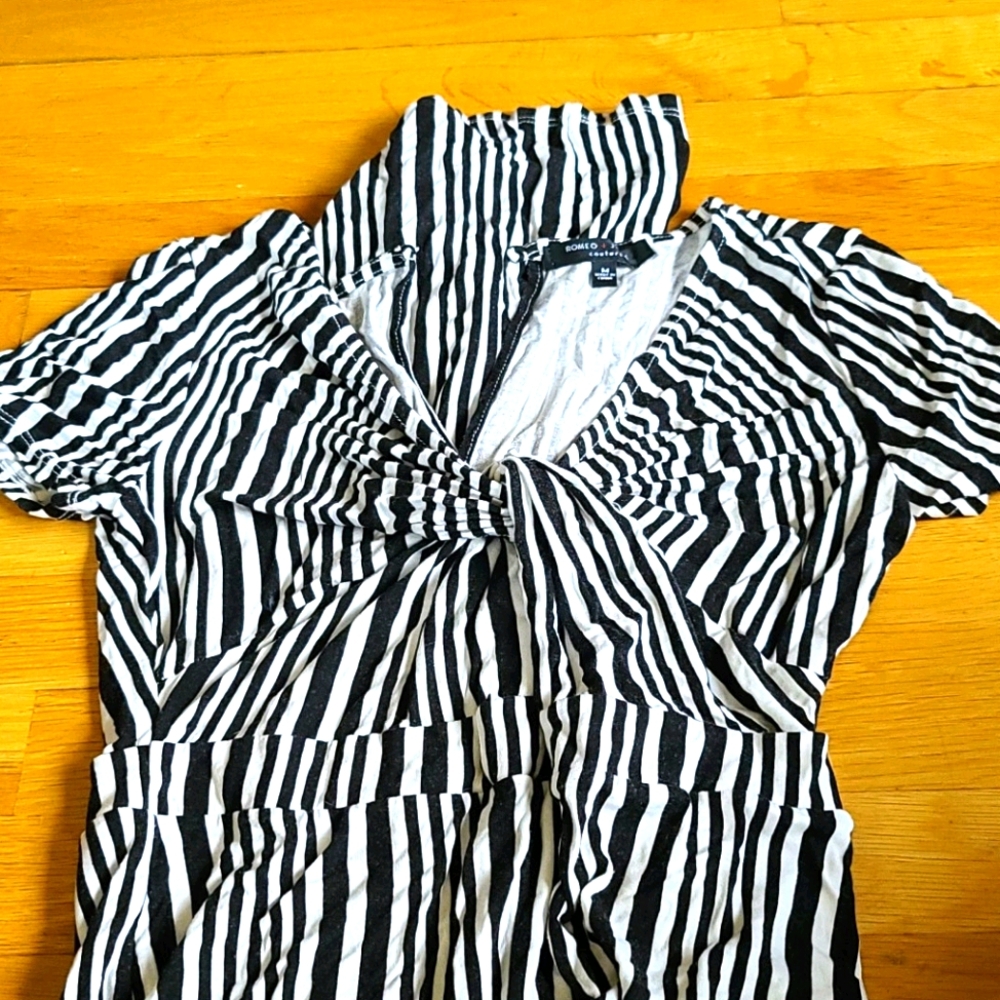 Short sleeve long pants jumpsuit